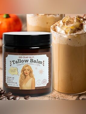 No Crap In It Tallow Balm Vanilla Caramel Coffee